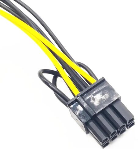 15 Pin SATA Male to 8pin(6+2) PCI-E Male Video Card Power Supply Adapter Data Cables SATA to PCI Power Adapter Cable in Saudi Arabia