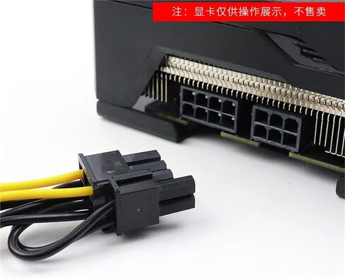 15 Pin SATA Male to 8pin(6+2) PCI-E Male Video Card Power Supply Adapter Data Cables SATA to PCI Power Adapter Cable in Saudi Arabia