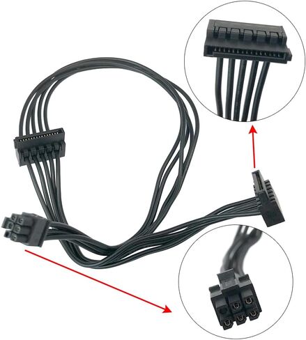 Small 6-pin SSD Drive HDD Cable for Dell Slim ECS1250 DS1265 in Saudi Arabia