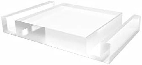 FixtureDisplays Clear Cellphone Holder Tablet Stand Acrylic Sharp Angle Look Groove is 13mm Deep in Saudi Arabia