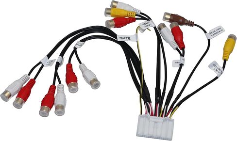 RCA Harness Compatible with Pioneer Avic X850Bt Avic X8510Bt Avic X950Bh Avic Z150Bh in Saudi Arabia