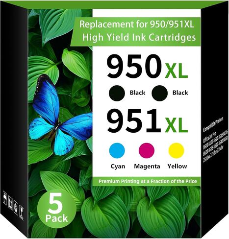 950XL/951XL Ink Replacement for HP 950XL 951XL Ink Cartridges Combo Pack in Saudi Arabia