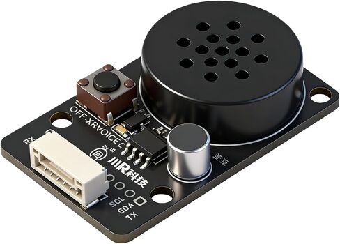 AI Voice Recognition Module, Offline Speech Voice Interaction Module with Speaker & Microphone, 5m Range, UART/I2C, Type-C Plug-and-Play for Arduino Raspberry Pi STM32 Jetson Nano in Saudi Arabia