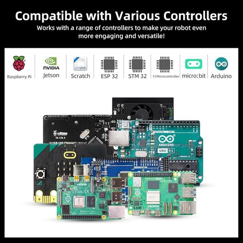 AI Voice Recognition Module, Offline Speech Voice Interaction Module with Speaker & Microphone, 5m Range, UART/I2C, Type-C Plug-and-Play for Arduino Raspberry Pi STM32 Jetson Nano in Saudi Arabia