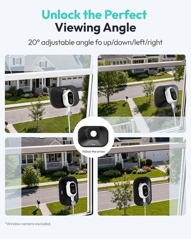 No Drill Window Mount for BOTSLAB Window Camera, No Screws, No Reflections in Saudi Arabia