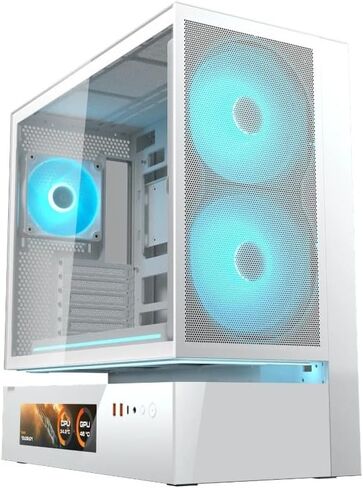 Cougar CFV235 Mesh Vision - ARGB Mid-Tower Case - White in Saudi Arabia