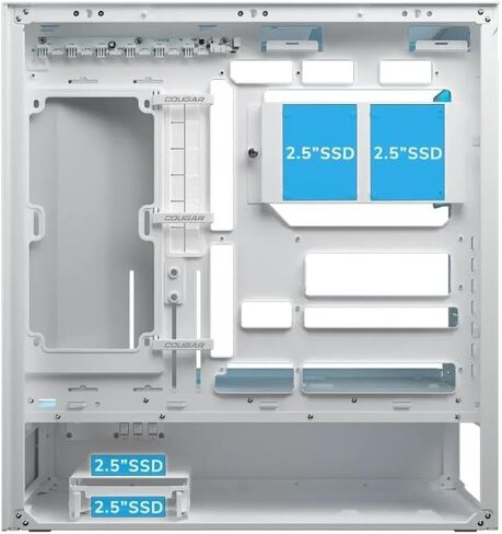 Cougar CFV235 Mesh Vision - ARGB Mid-Tower Case - White in Saudi Arabia