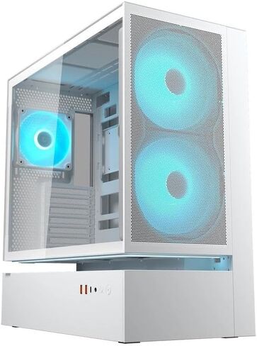 Cougar CFV235 Mesh - ARGB Mid-Tower Case - White in Saudi Arabia