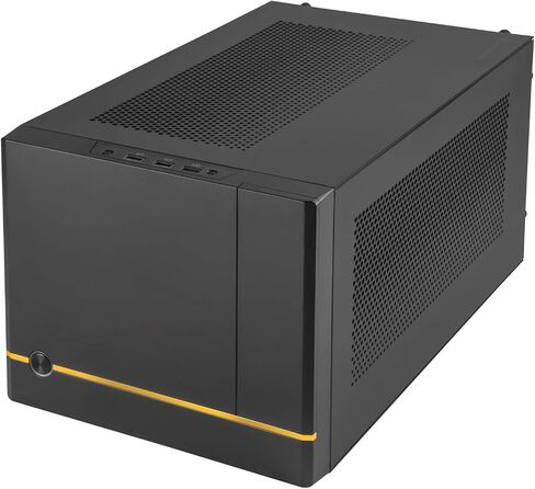 Casafoyer Technology SUGO 14, SG14, Black, Mini-ITX Cube Chassis, Supports 3 Slot Full Length GPUs/ATX PSU / 240mm AIO, 4 Removable Panels, SST-SG14B - Pack of 2 in Saudi Arabia