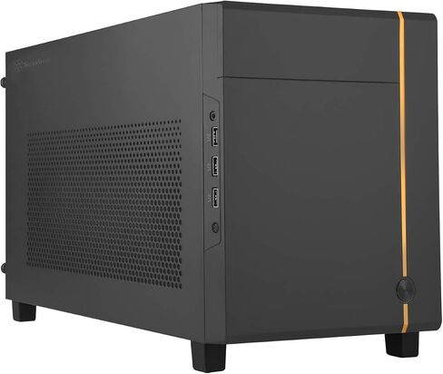 Casafoyer Technology SUGO 14, SG14, Black, Mini-ITX Cube Chassis, Supports 3 Slot Full Length GPUs/ATX PSU / 240mm AIO, 4 Removable Panels, SST-SG14B - Pack of 2 in Saudi Arabia