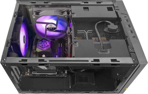 Casafoyer Technology SUGO 14, SG14, Black, Mini-ITX Cube Chassis, Supports 3 Slot Full Length GPUs/ATX PSU / 240mm AIO, 4 Removable Panels, SST-SG14B - Pack of 2 in Saudi Arabia