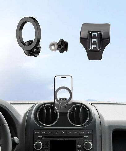 Car Phone Holder for 2017-2020 Jeep Compass Accessories, Magsafe Mount in Saudi Arabia
