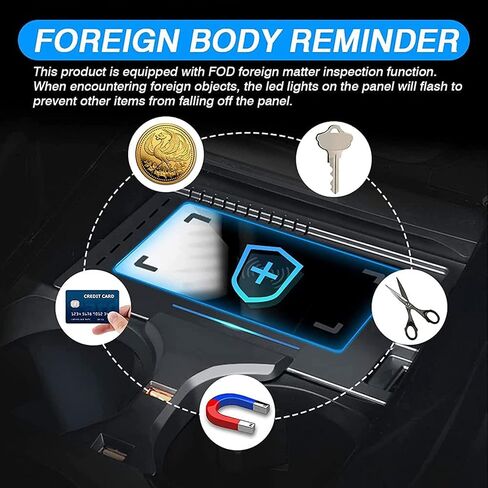 New Wireless Car Charger for BMW X3 (2018-2022)/X4 (2019-2022),15W Fast Wireless Phone Charging Pad, Center Console Wireless Charger Works with QI-Enabled Phones in Saudi Arabia