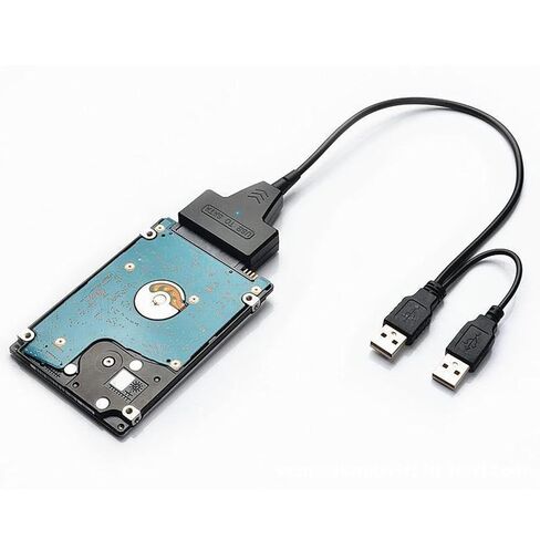 USB 2.0 to Adapter Cable for 2.5 3.5 Inch SSD External Hard Drive Converter Transfer Cord with LED Activity in Saudi Arabia