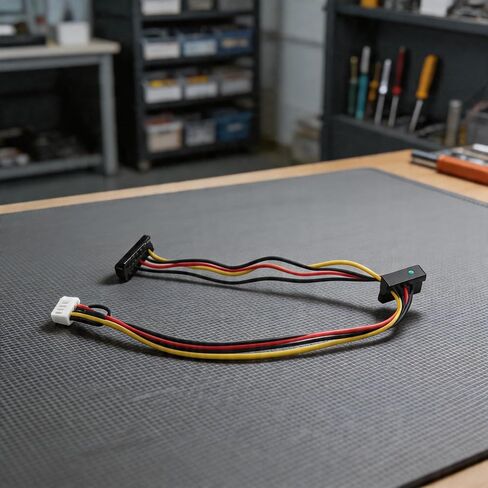 6Pin to 2-Port HDD for sata for Power Socket Cable for Acer Mainboard, 37cm Internal Hard Drive Adapter Connector with Stable Signal Transmission for Computer PC Building and Upgrade in Saudi Arabia