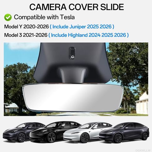Camera Cover Slide for Tesla Model Y 3 X S Y L in Saudi Arabia