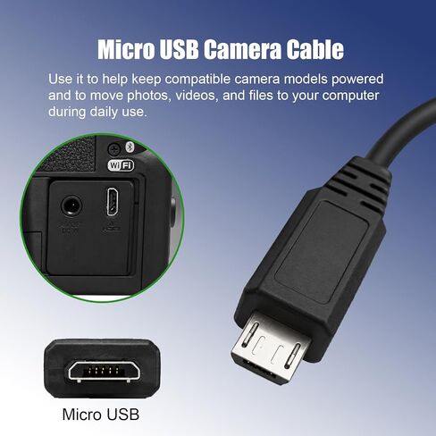 Micro USB Camera Cable Replacement for Nikon UC-E21 COOLPIX Cameras in Saudi Arabia