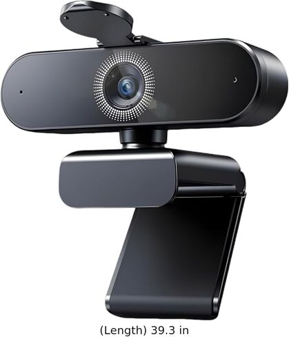 4K Webcam for PC, 8MP Ultra High Definition 30 FPS Autofocus Webcam with Noise Reduction Microphone, Distortion Free USB Camera for Live Streaming, Video Conferencing, Remote Meetings in Saudi Arabia