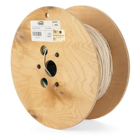 EWCS 22 AWG 2/C Str CMP Plenum Rated Shielded Sound & Security Cable - 1000 Feet - Made in USA in Saudi Arabia