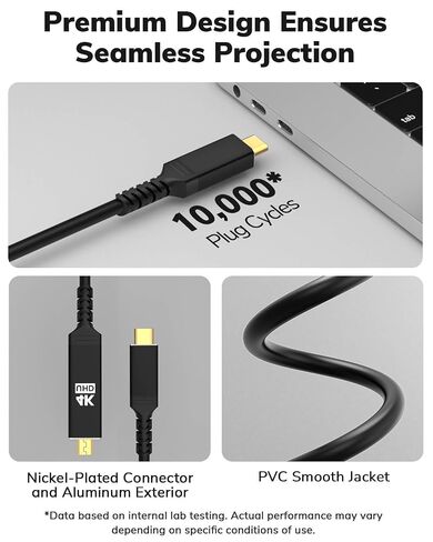 كابل 4K USB C إلى Micro HDMI بطول 3FT in Kuwait