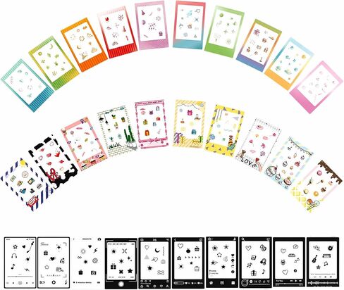 30-Pack 2x3-Inch Photo Border Stickers for Fujifilm Instax Mini 13/12/Evo in Saudi Arabia