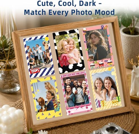 30-Pack 2x3-Inch Photo Border Stickers for Fujifilm Instax Mini 13/12/Evo in Saudi Arabia