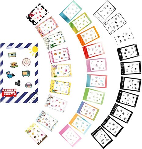 30-Pack 2x3-Inch Photo Border Stickers for Fujifilm Instax Mini 13/12/Evo in Saudi Arabia