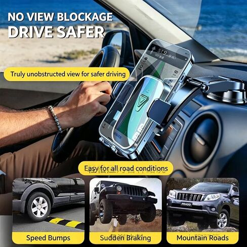 universal dash cell phone holder for your car vent 360 degree rotation in Saudi Arabia
