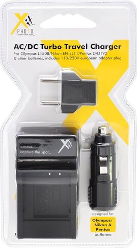 Xit XTCHLI50B Battery Charger for Olympus LI50B (Black) in Saudi Arabia