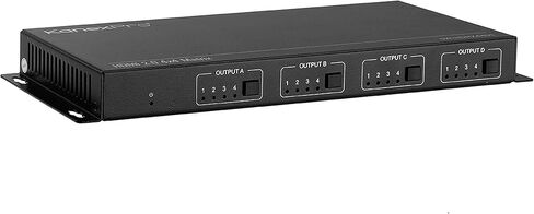 KanexPro SW-HDMX44DS HDMI 2.0 4 x 4 Matrix Switcher مع 4K إلى 1080p Down Scaling in Kuwait