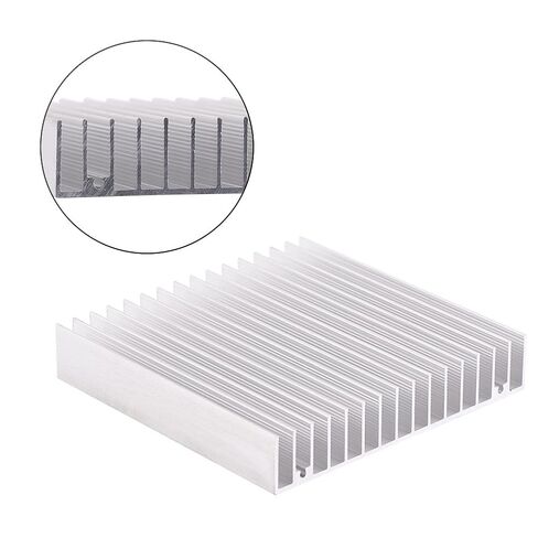 Aluminum Heat Sink for Electronic Cooling, 100x100x18mm in Saudi Arabia