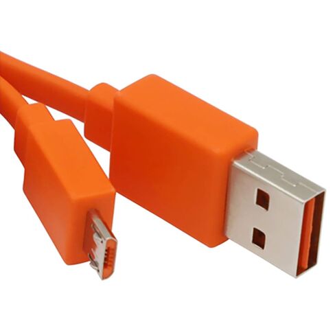 JAINTA USB Fast Power Charging Charger Cable Cord Compatible with for JBL Wireless Bluetooth Speaker Earphone Headphone - 3.3FT & Orange in Saudi Arabia