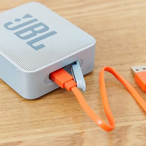 JAINTA USB Fast Power Charging Charger Cable Cord Compatible with for JBL Wireless Bluetooth Speaker Earphone Headphone - 3.3FT & Orange in Saudi Arabia