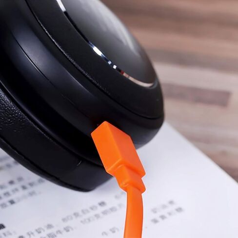 JAINTA USB Fast Power Charging Charger Cable Cord Compatible with for JBL Wireless Bluetooth Speaker Earphone Headphone - 3.3FT & Orange in Saudi Arabia