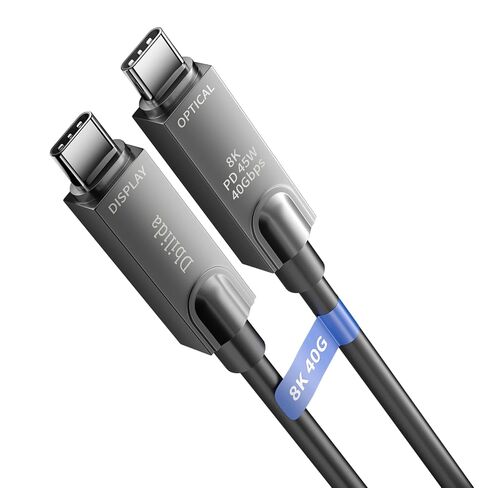 8K Fiber Optic USB C Cable 75FT, 10Gbps USB 3.2 Gen 2 Cable 8K@60Hz, 4K@144Hz, USB 3.1 Gen 2 Cable for Microsoft Azure/Logitech Brio 4K Webcam USB C Cable/Aver/Vaddio Webcam, Intel RealSense in Saudi Arabia