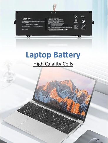 استبدال بطارية الكمبيوتر المحمول AA-PBMN4VN لجهاز Samsung Galaxy Book Pro 360 15 15.6 بوصة NP950XDB NP950XDB-KB1US NP950XDB-KA1US NP950XDB-KC5US NP950XDB-KC3US NP950QDB NP950QDB-KB1US 15.44 فولت 68 واط/4405 مللي أمبير in Kuwait