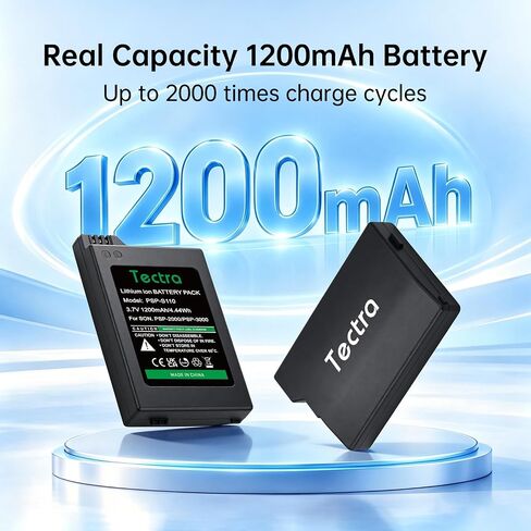 Tectra 1200mAh PSP 3000 Battery for Sony PSP-3000 PSP 2000 PSP-S110 Console in Kuwait
