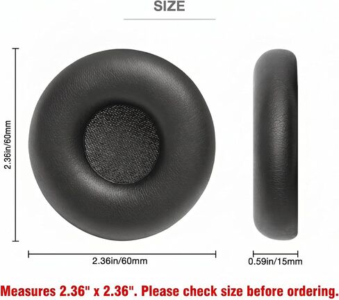 Ear Pads Soft Protein Leather Compatible with Cadillac Escalade,Escalade-ESV,SRX,CT5,CT6,XT5,XTS,Chevrolet,Buick,GMC Wireless Headphone Entertainment DVD Systems Headset Cushion EarPads in Saudi Arabia