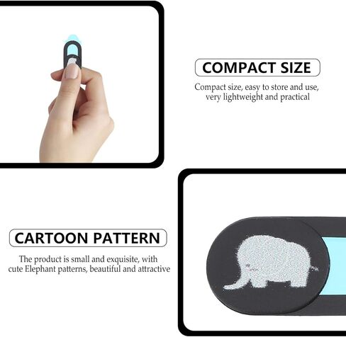 2 Slide Covers ABS Laptop Camera Privacy Shutter in Saudi Arabia