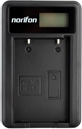 Norifon EN-EL5 LCD USB Charger for Nikon Coolpix 3700, 4200, 5200 in Saudi Arabia