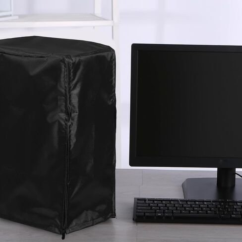 CPU Dust Cover for Desktop Computer Tower, Oxford Cloth Black Protector in Saudi Arabia