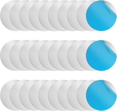 30Pcs Adhesive Metal Plates for Magnets Metal Discs for Magnetic Car Mount in Saudi Arabia