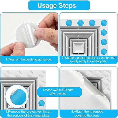 30Pcs Adhesive Metal Plates for Magnets Metal Discs for Magnetic Car Mount in Saudi Arabia