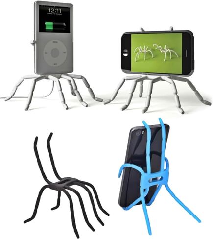 Universal Multi-Function Portable Spider Flexible Grip Holder for iPhone Samsung Google Pixel Holder for Cell Phone Smartphones Tablets in Car Bicycle Desk Plane Random Color in Saudi Arabia