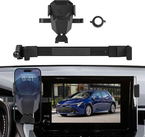 حامل هاتف مناسب لـ 2019-2026 Toyota Corolla 2022-2026 Corolla Cross Phone Mount Accessories، حامل هاتف خلوي متنقل قابل للتعديل مقاس 8 بوصات، شاشة كورولا للملاحة وشاشة داخلية in Kuwait