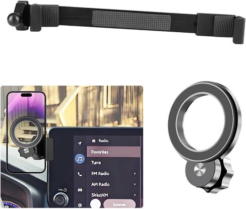 Car Magnetic Phone Mount for Toyota RAV4 2013 2014 2015 2016 2017 2018 Auto Interior Accessories Best Cellphone Holder Mobile Cradle Cell Phones Navigation Charging Screen Stand Accessory in Saudi Arabia