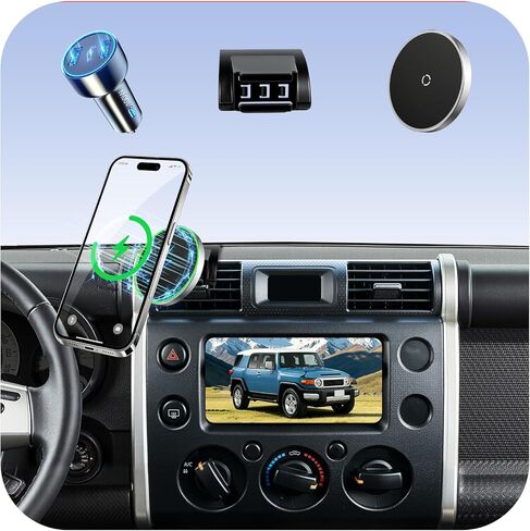 Car Mount for Toyota FJ Cruiser 2007-2014, Wireless Fast Charging in Saudi Arabia