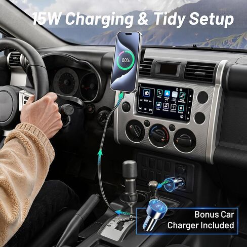 Car Mount for Toyota FJ Cruiser 2007-2014, Wireless Fast Charging in Saudi Arabia