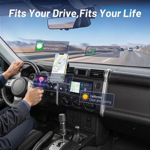 Car Mount for Toyota FJ Cruiser 2007-2014, Wireless Fast Charging in Saudi Arabia