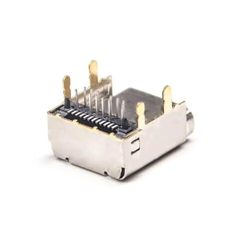موصل USB من النوع C بزاوية قائمة 24 دبوسًا من خلال الفتحة in Kuwait